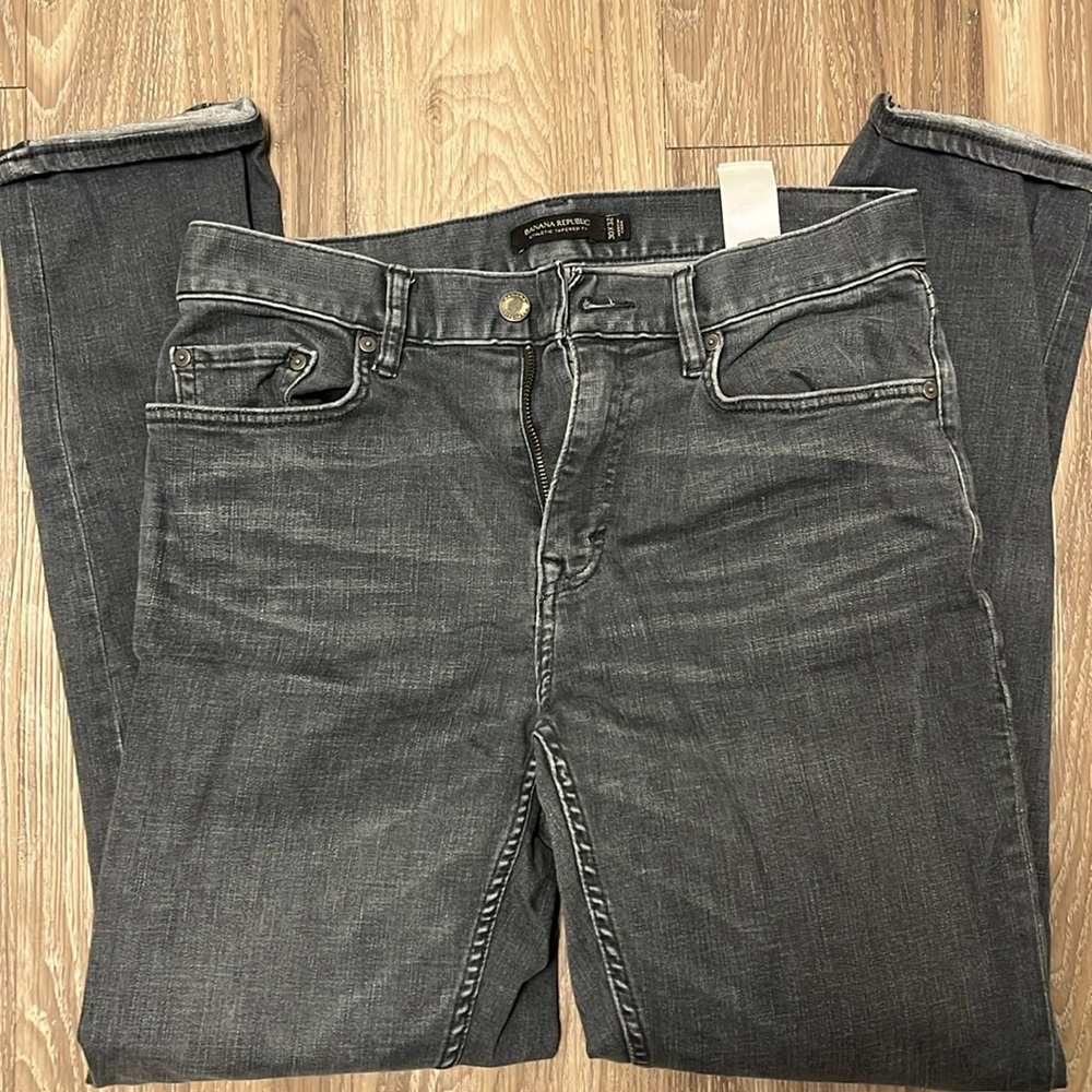 Men’s Banana Republic Athletic Tapered Grey Jeans